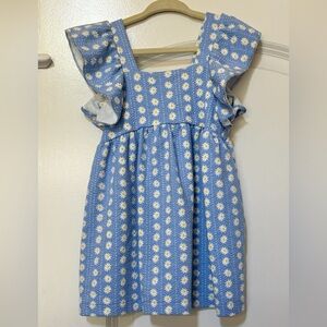 Zara Daisy Ruffle Sleeve Dress